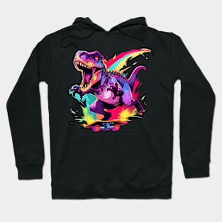 t rex skaterboard Hoodie